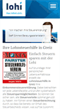 Mobile Screenshot of lohnsteuerhilfe-greiz.net